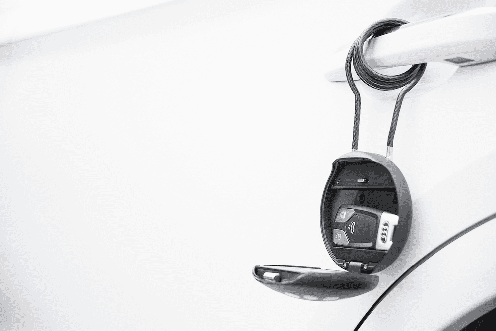 car lock smart app support na may pin + security box