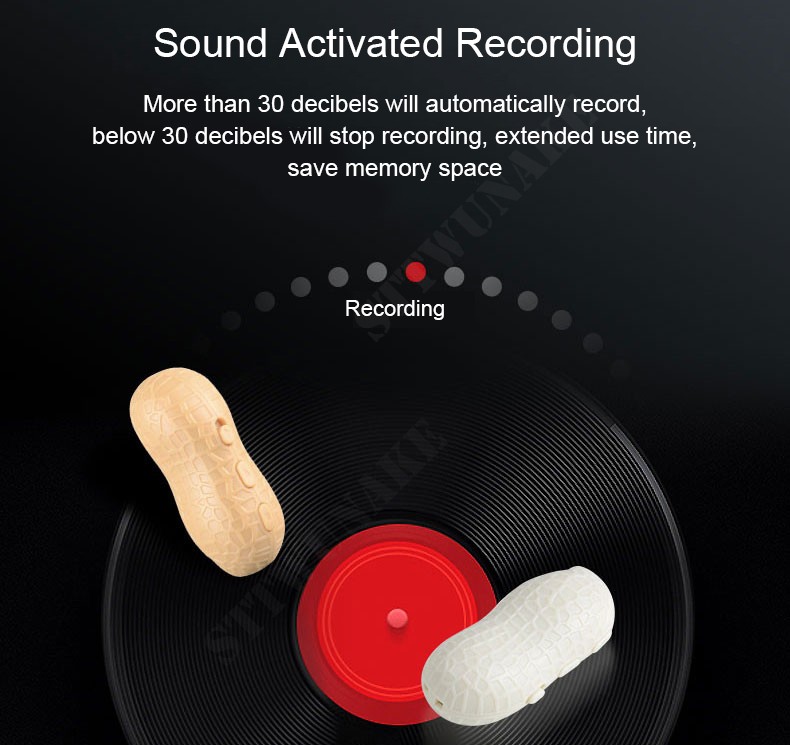 sound at voice recorder - sound activated recording