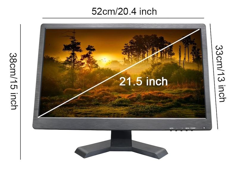 LCD LED monitor vesa 21 pulgada para sa mga camera na may bnc