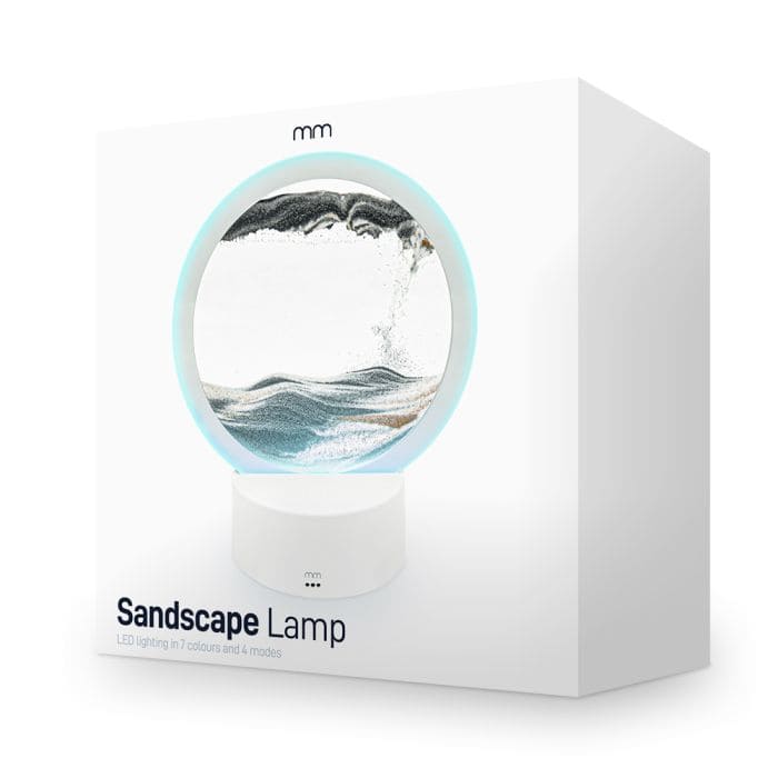 Sand art lamp - sands of time table lamp- RGB color LED backlight