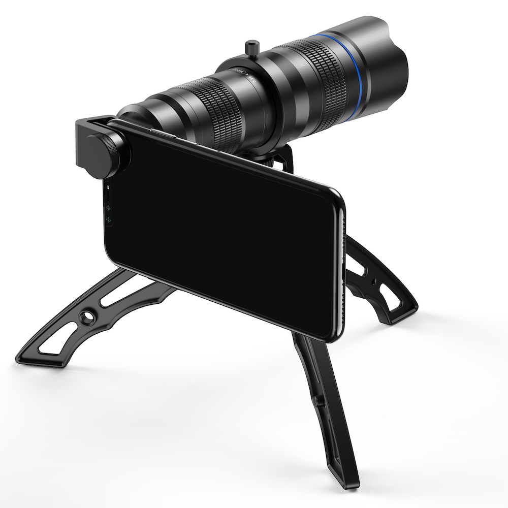 zoom lens para sa mobile phone na may tripod