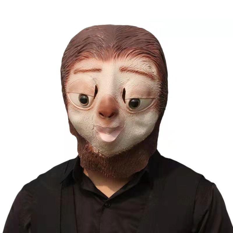 sloth face mask silicone latex
