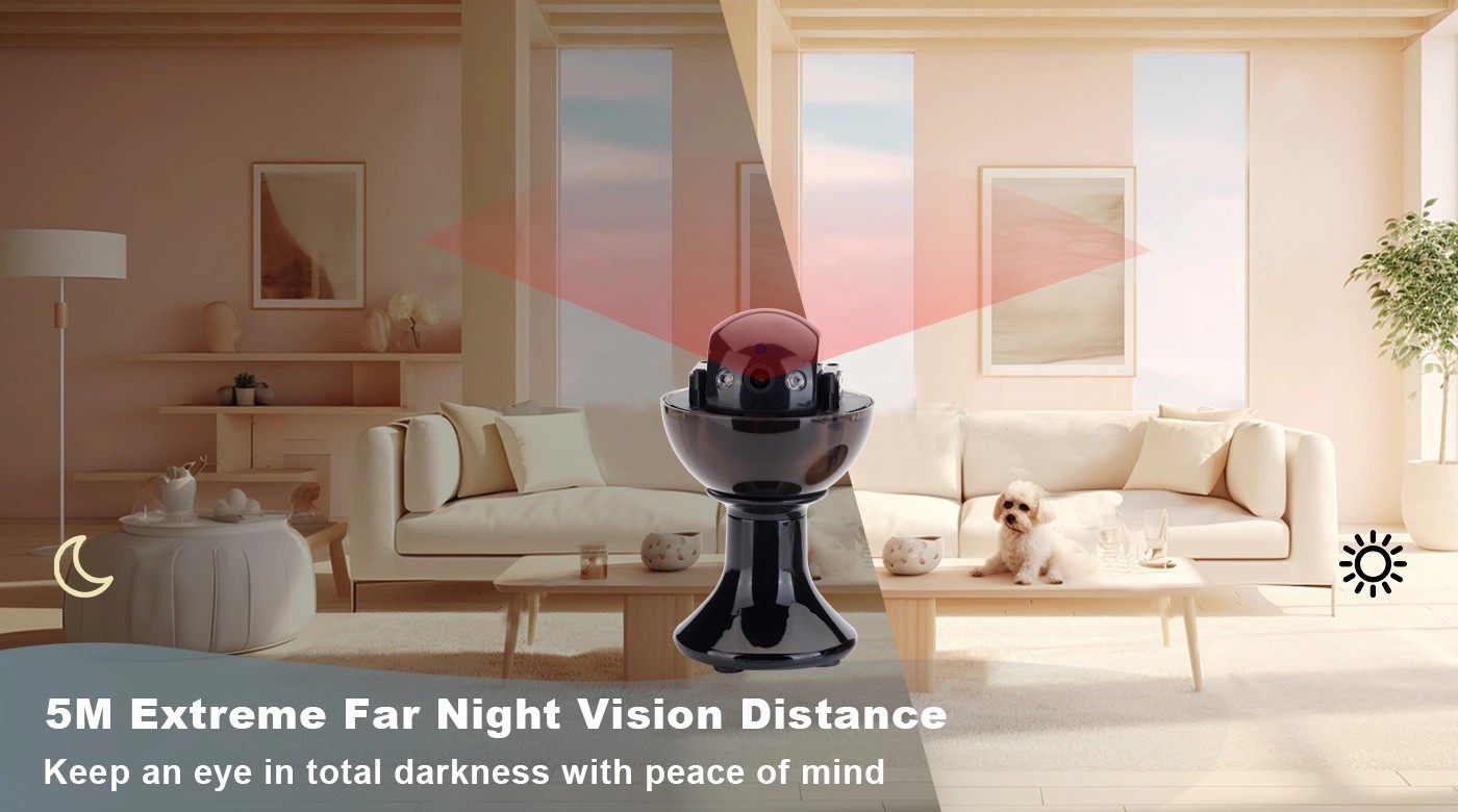 spy camera rotatable IR night vision hanggang 5 metrong invisible