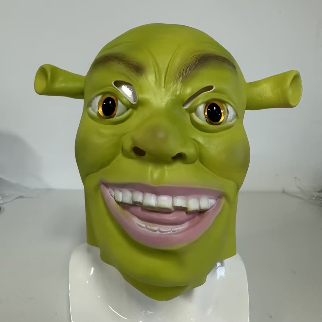 Shrek mask para sa karnabal
