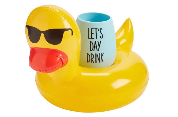 Inflatable drink holder Duck