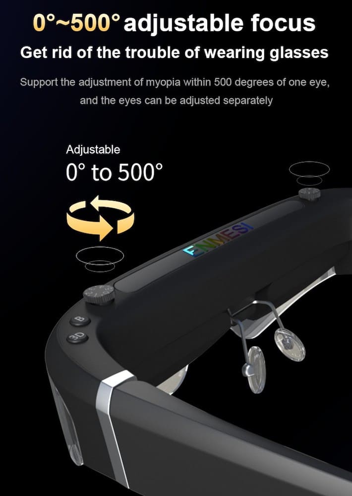 vr glasses virtual reality na may remote control