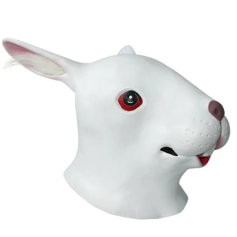 rabbit silicone face at head mask