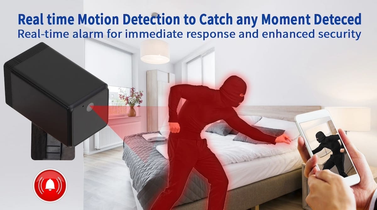 motion detection spy security camera para sa apartment ng bahay