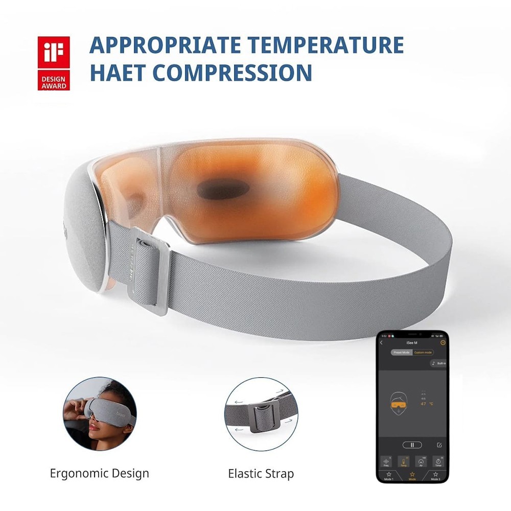 Bluetooth massage glasses na may mga smart function