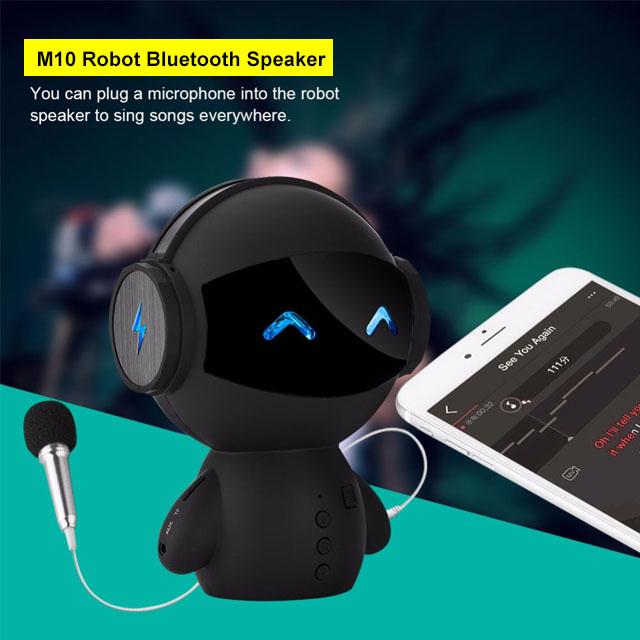 Bluetooth speaker na may koneksyon sa mikropono