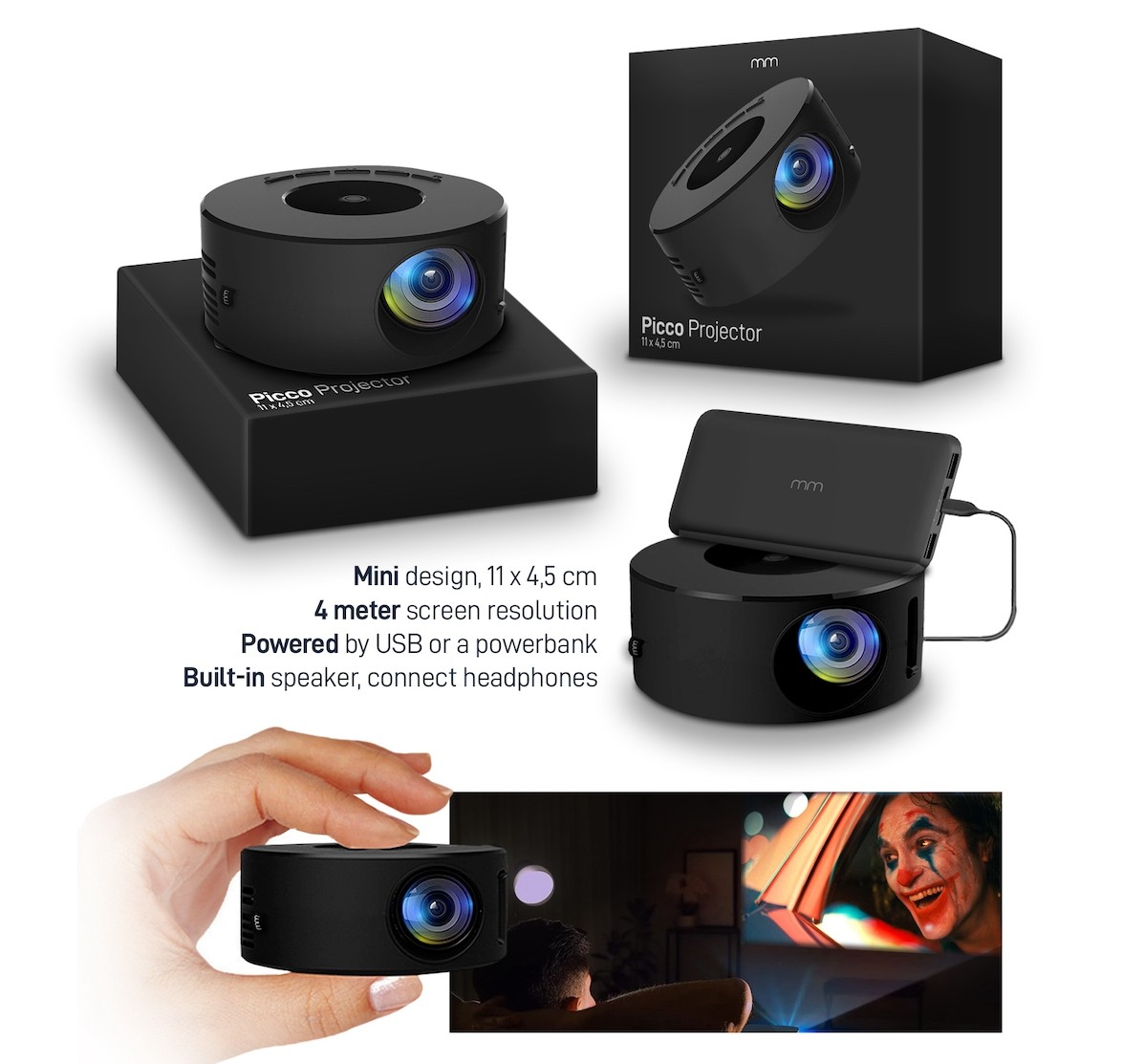 Picco portable mini projector