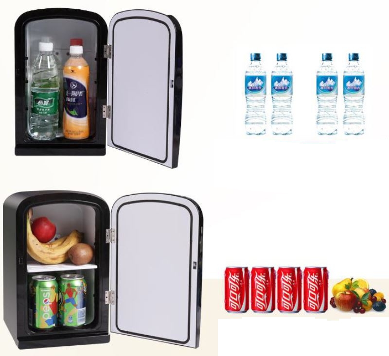 mini refrigerator na mga inuming lata