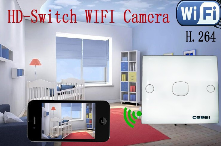 wifi camera sa isang switch ng ilaw