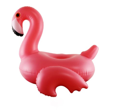 inflatable flamingo para sa mga tasa bilang may hawak