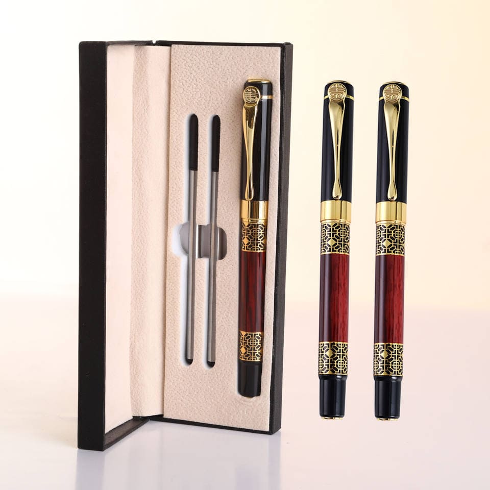 luxury pen set, naka-istilong at eleganteng para sa pagsusulat, packaging ng regalo