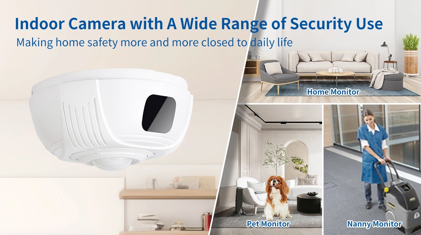 Security WiFi camera - smoke detector camera