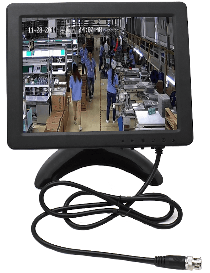 Maliit na monitor para sa panonood ng mga camera / camera na may panlabas na BNC input