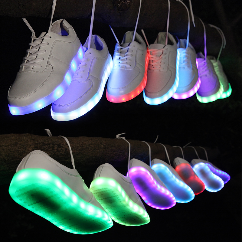 LED shining boots