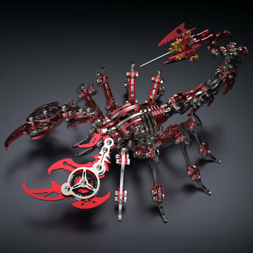 3D puzzle scorpion 3D kakaibang puzzle na gawa sa mga metal na puzzle