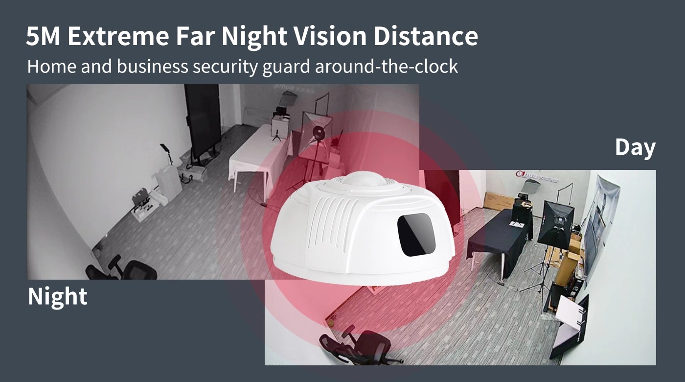 smoke detector camera night vision spy fire alarm