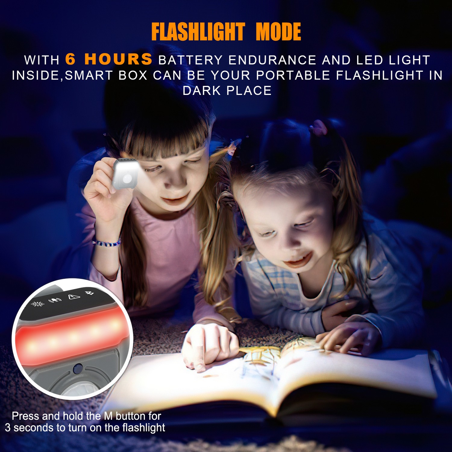 security smart alarm - flashlight mode - LED light