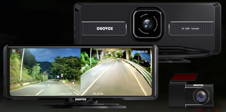 car camera na may pinakamahusay na night vision - duovox v9