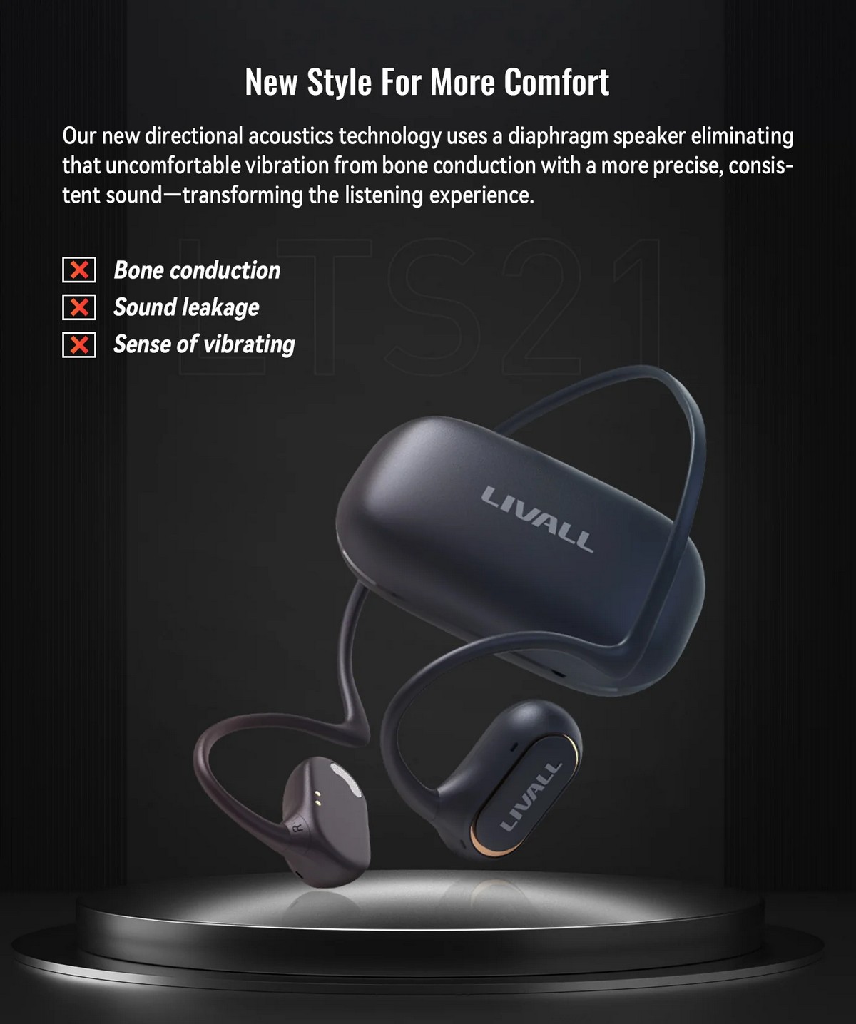 livall lts21 para sa wireless bluetooth hearing aid