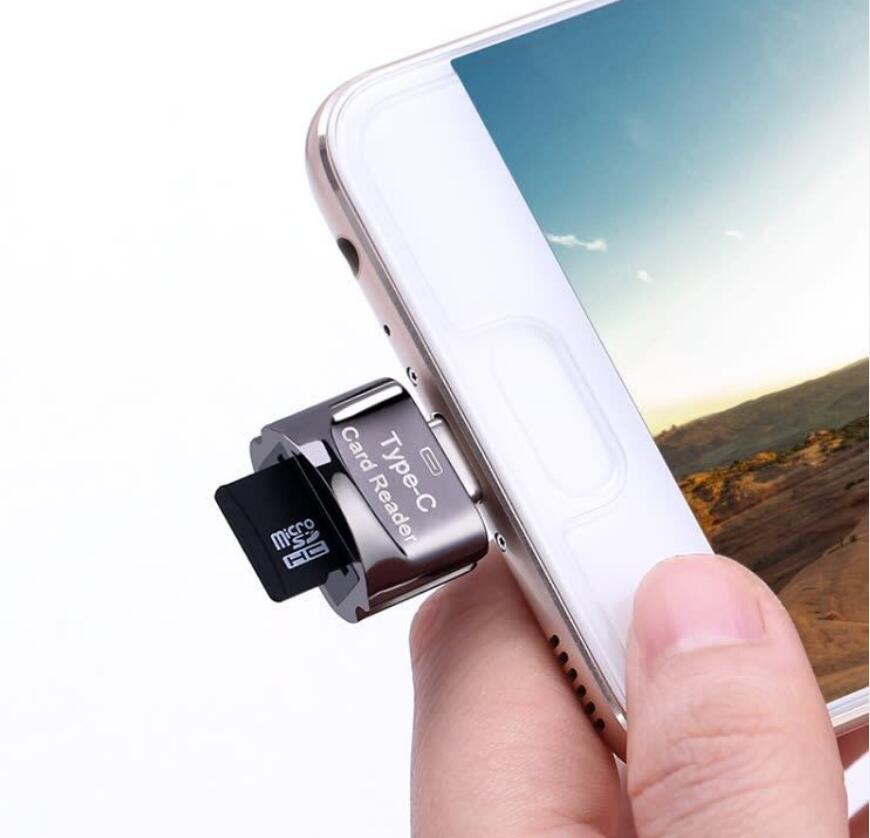 usb-c micro SD card reader para sa mobile phone