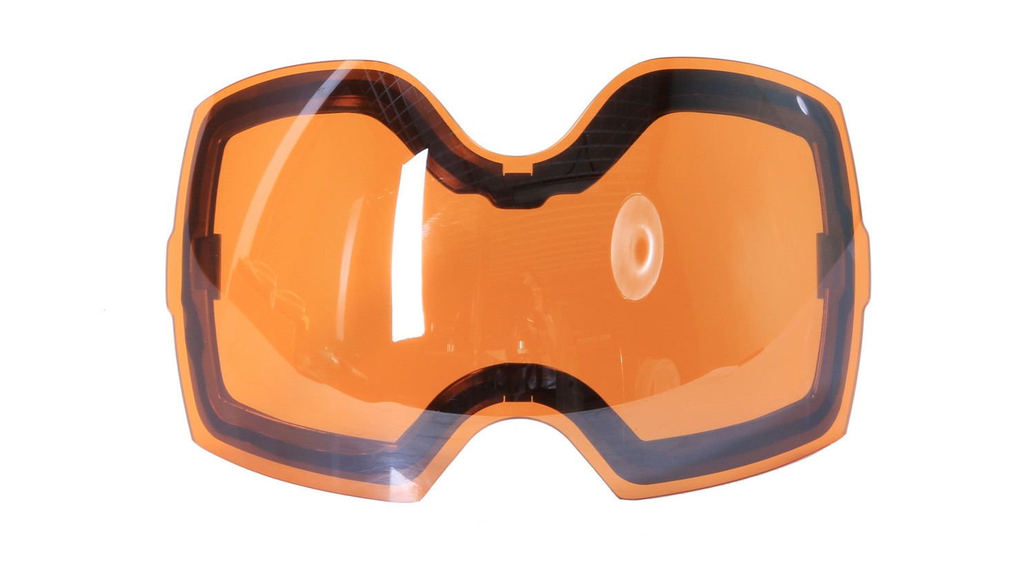 Orange na pamalit na salamin para sa ski goggles