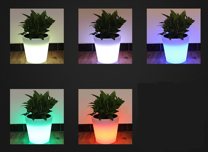 led light flowerpot