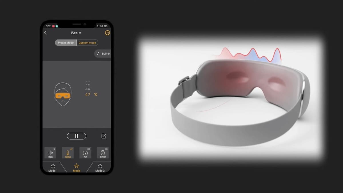 Vibrating glasses na may matalinong teknolohiya at Bluetooth na koneksyon