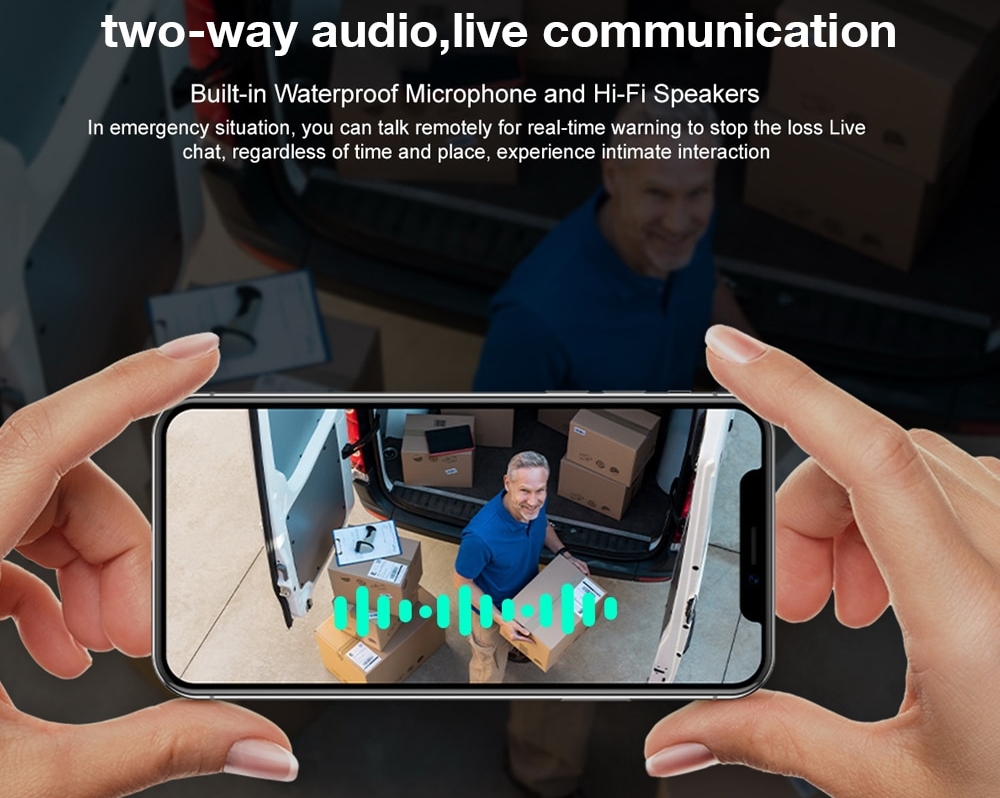 two-way na komunikasyon ip camera