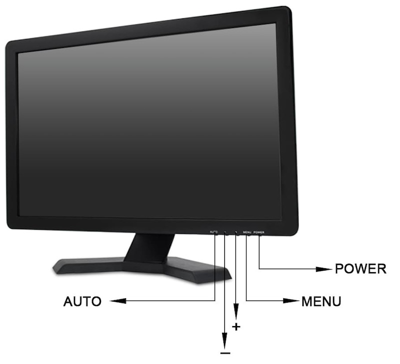 bnc monitor 19 inch Active Matrix TFT LCD monitor