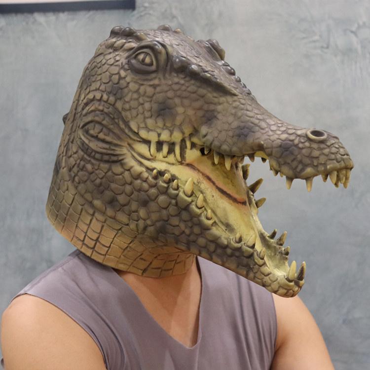alligator halloween mask buwaya face head masks