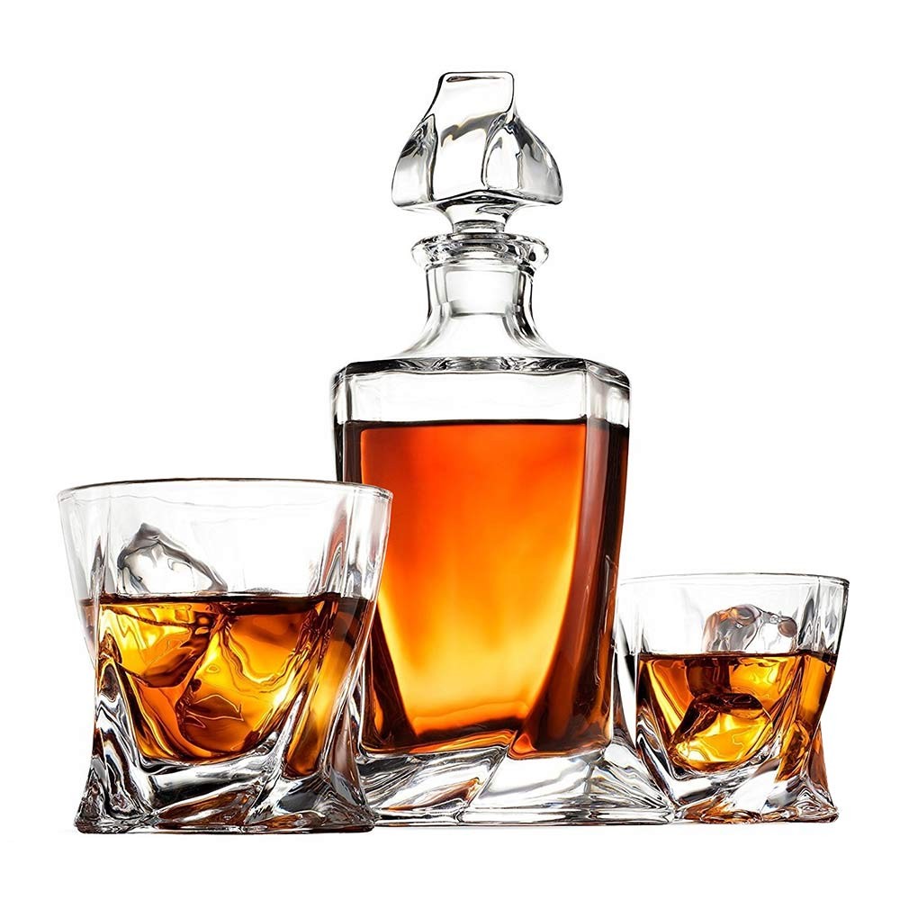 luxury drink set whisky rum bourbon scotch