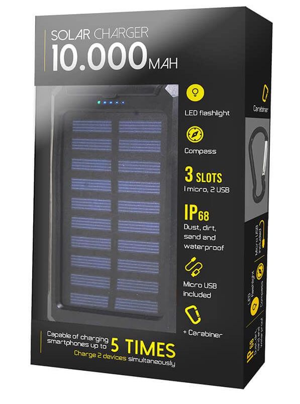 portable solar charger 10000 mah mobile phone