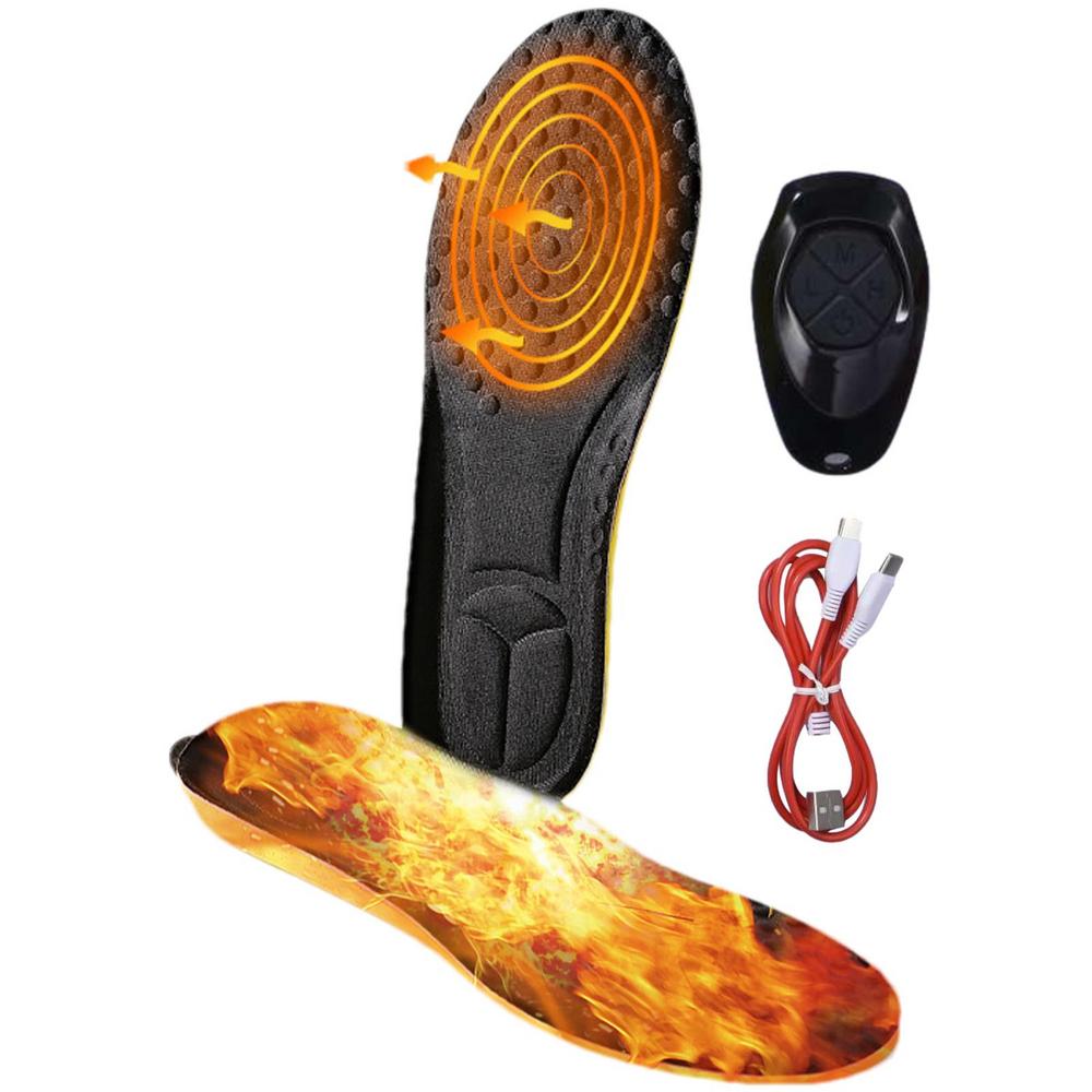 battery operated foot warmers electric shoe insoles