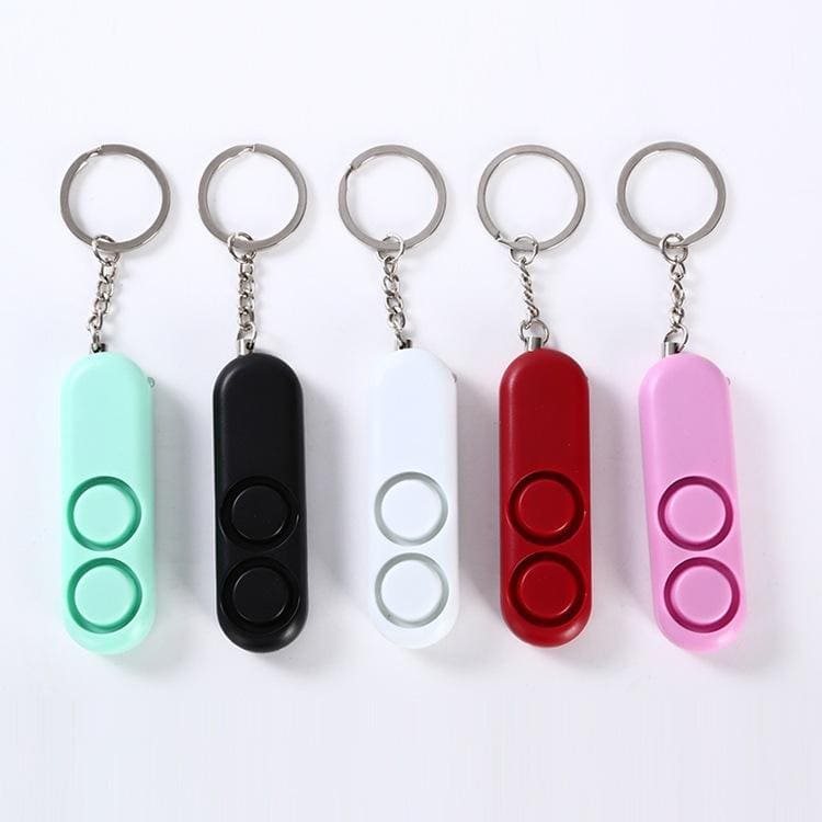 Mini portable security alarm key ring - na may 120 decibels