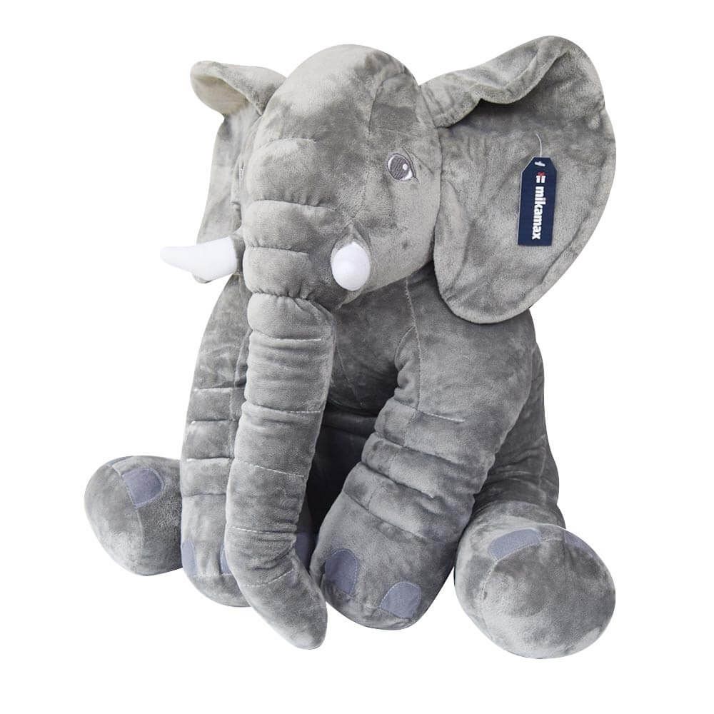 Elephant plush pillow -  Elephant cushion