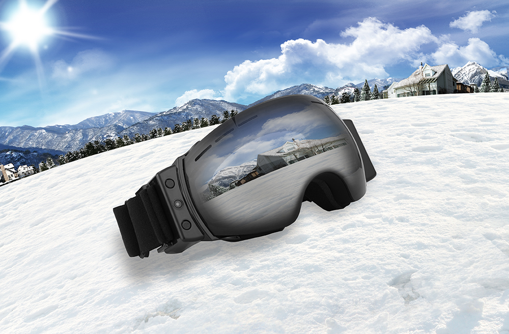 ski goggles na may camera at bluetooth
