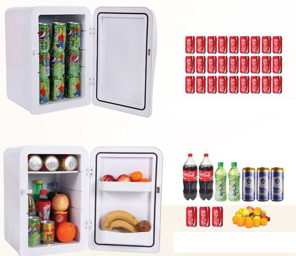 naka-istilong refrigerator para sa mga inumin