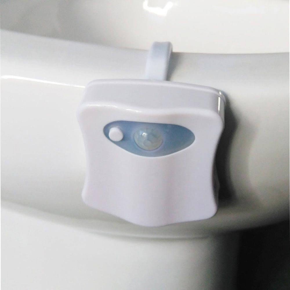 Toilet light na may motion sensor - colored LED