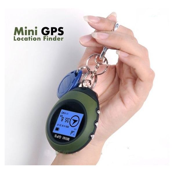 mini gps navigation sa key pendant keychain ring