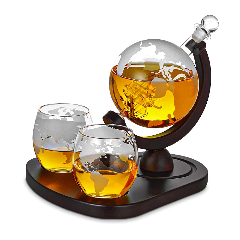 globe whisky decanters - mga baso ng whisky set