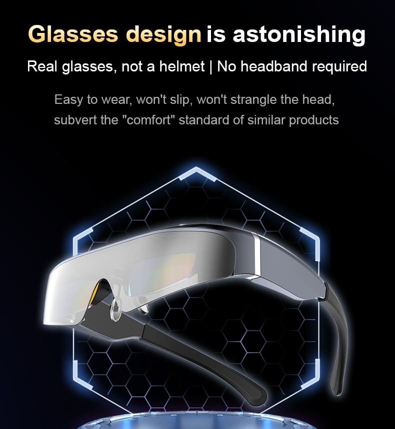 Smart VR glasses na may remote control