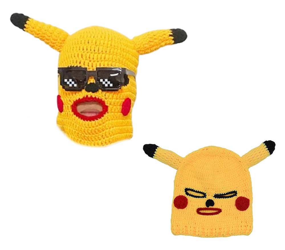 pikachu face mask carnival party