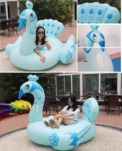 inflatable blue pav